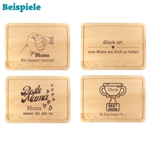 Frühstücksbrettchen personalisiert für die beste Mama