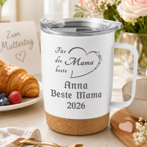 Beste Mama Becher Geschenk