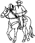 Cowboy mit Lasso 2