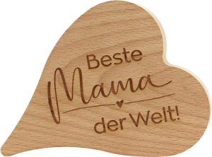 Deko-Holzherz-Mama