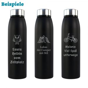 Edelstahl Isolierkanne personalisiert