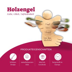 Schutzengel aus Holz