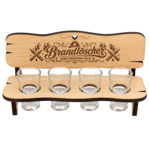 Feuerwehr Geschenk Brandlöscher Schnapsbank