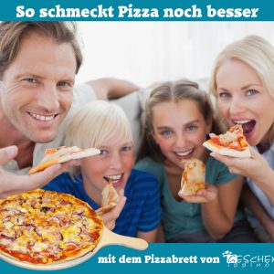 Flammkuchenbrett und Pizzabrett Holz