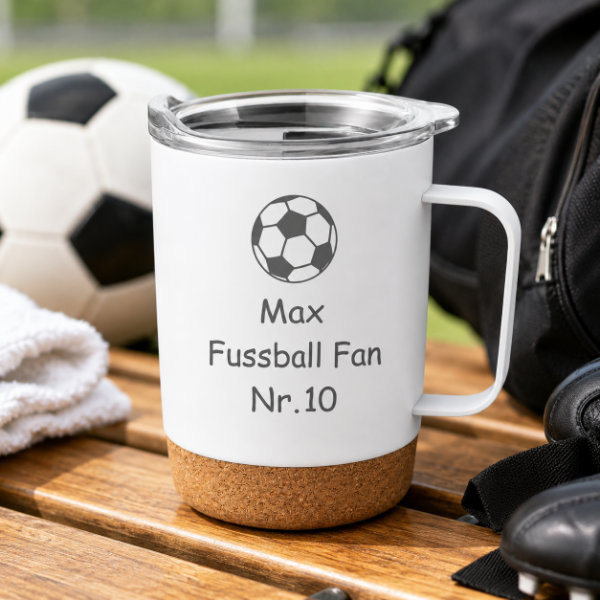 Fussball Becher Fussballfan Geschenk