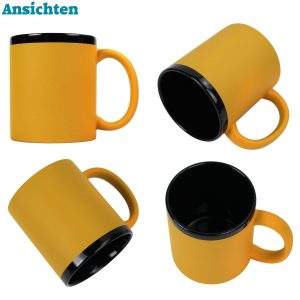 Keramiktasse verschiedene Perspektiven