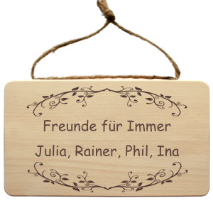 Personalisierte Geschenke für Freunde zur Silberhochzeit