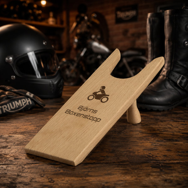 Geschenk für Motorradfans - Motorradstiefel Ausziehhilfe