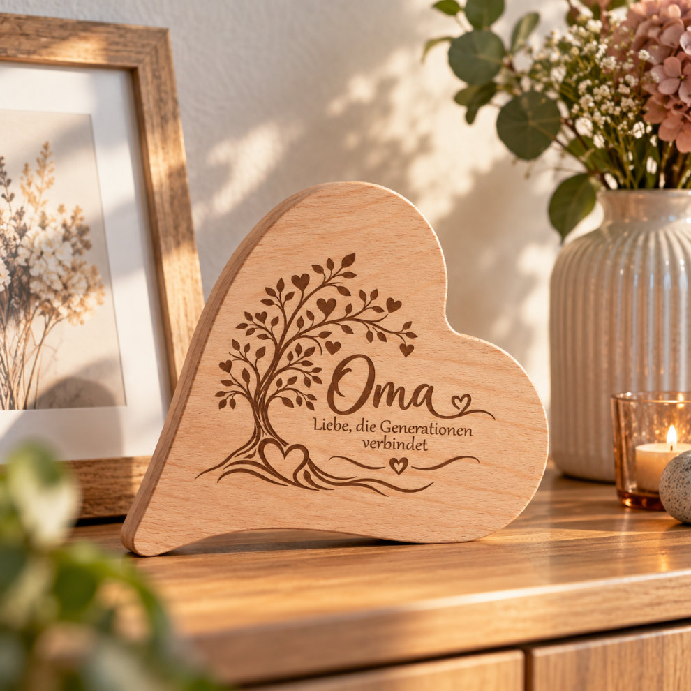 Geschenk für die Oma oder Großmutter mit Gravur