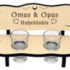 Geschenk für Oma und Opa das Ruhebänkle als Großelterngeschenk