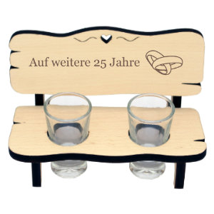 Geschenk zur Silberhochzeit der Kinder