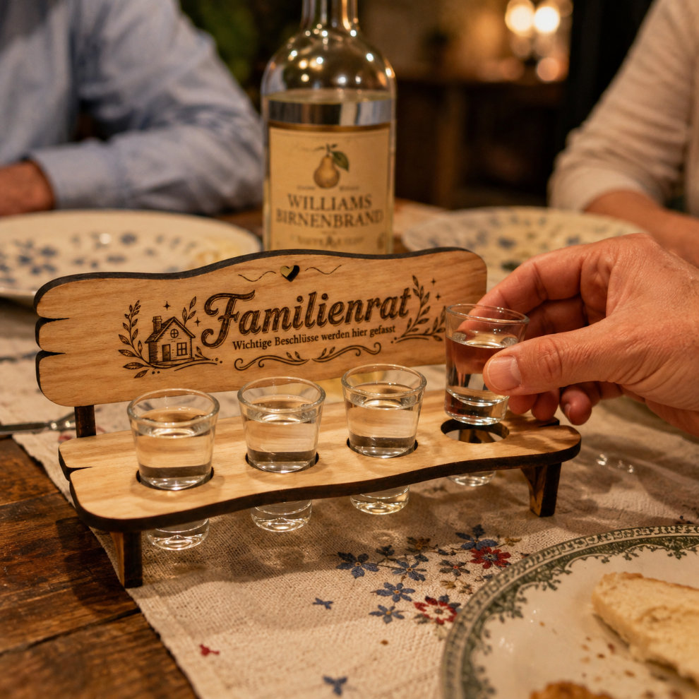 Familienrat Geschenk wird getestet Geschenkidee Familie