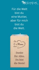Geschenkidee Muttertag Holz Teelichthalter Geschenkidee-Muttertag-Holz