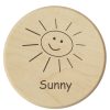 Glasuntersetzer Sonne Motiv und Gravur