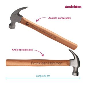 Hammer mit Spruch