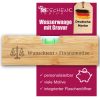 Geschenk für Finanzberater – Finanzwaage aus Bambus mit Gravur