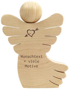 Geldgeschenk Holzengel 