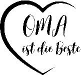 Herz Oma ist die Beste