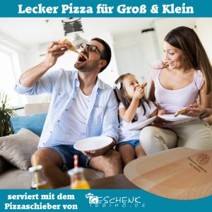 Holz Pizzaschieber für die ganze Familie