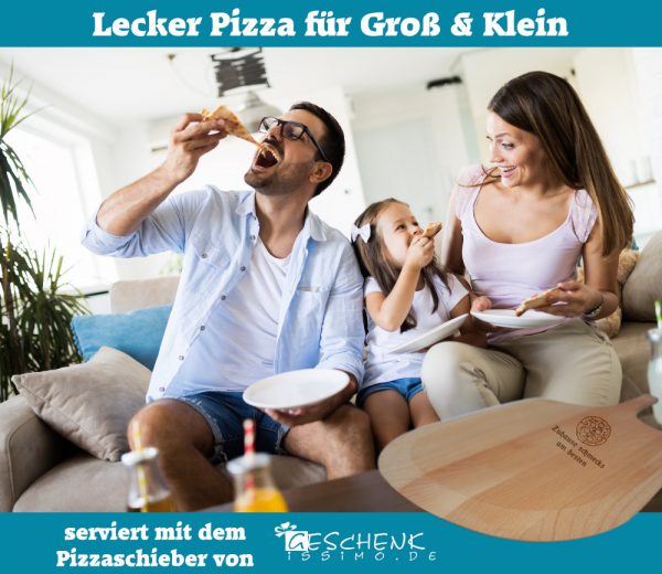 Holz Pizzaschieber für die ganze Familie