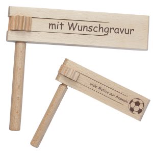 Holz Ratsche Spaß für Groß und Klein Holz-Ratsche-groß-klein