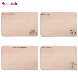 Holz Schneidebrett Beispiele