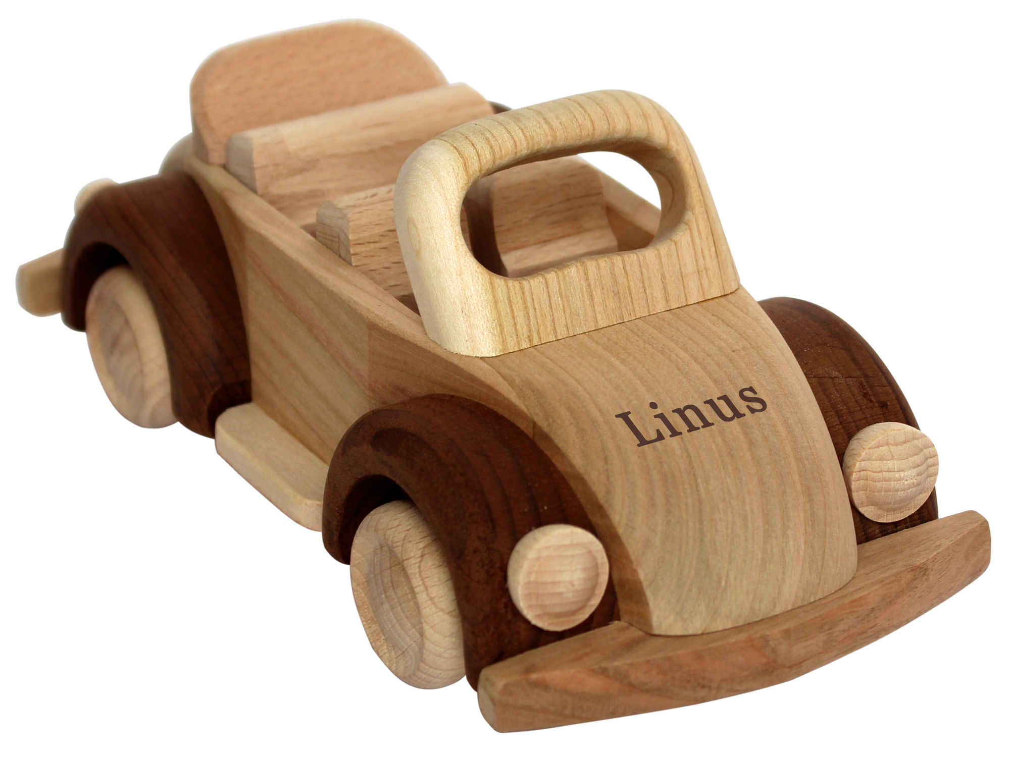 Holzauto für Kinder - Spielzeug mit Gravur - Geschenkissimo