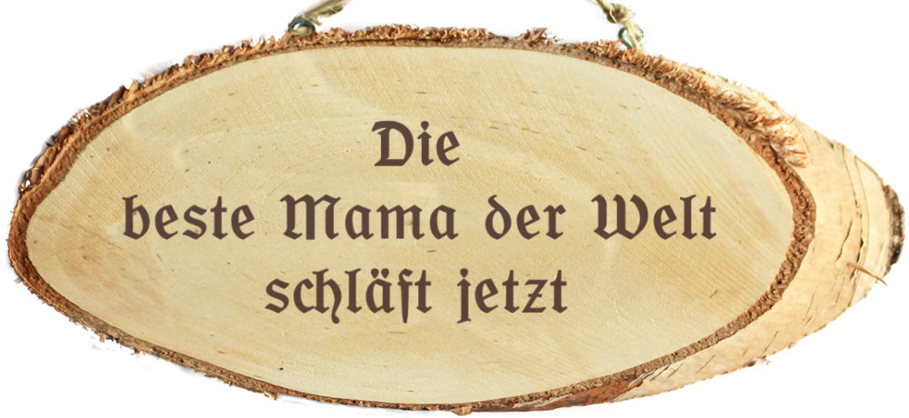 Holzschild beste Mama der Welt Geschenk