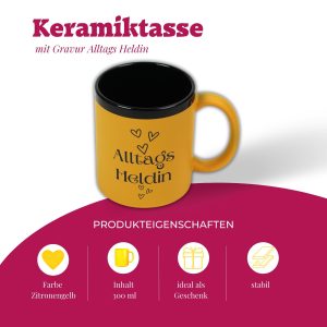 Keramiktasse Alltagsheldin