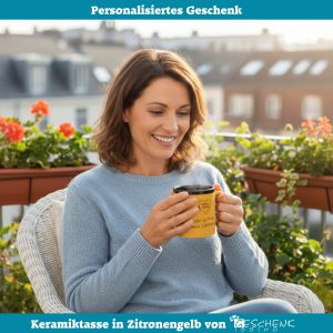 Keramiktasse personalisiert mit Spruch