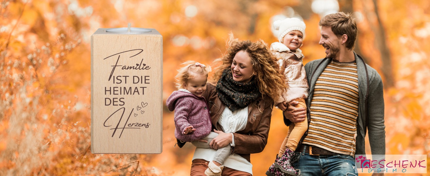 Kerzenleuchter Familiengeschenk Kerzenleuchter-geschenk-familie