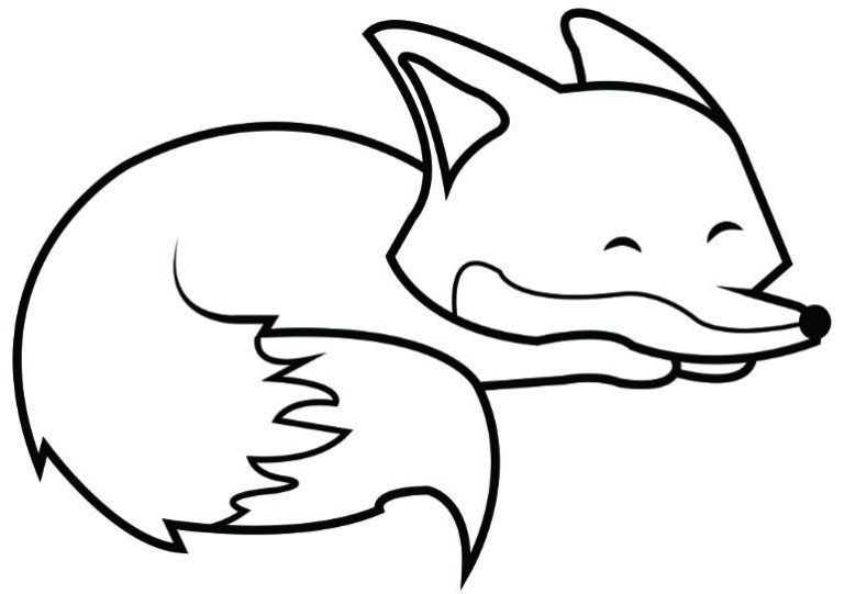 Ausmalbilder Fuchs zum Ausdrucken - Geschenkissimo