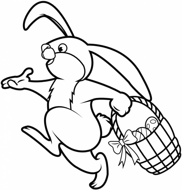 Malvorlage Osterhase
