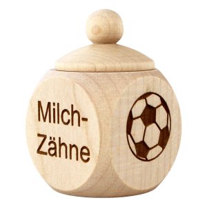 Milchzahndose mit Fußball Motiv