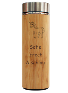 Personalisierte Isolierflasche für Kinder