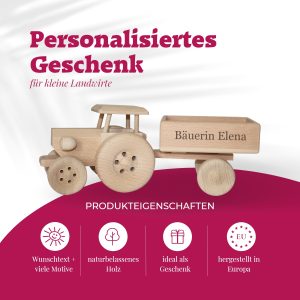 Personalisiertes Geschenk Traktor