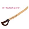 Piratensäbel personalisierte Geschenkidee aus Holz