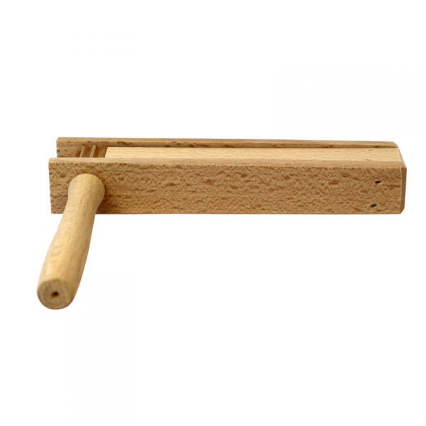 Holz Ratsche 2 Stück - Krachmacher Für Kinder & Partys Mit Doppel-Ratsche Design