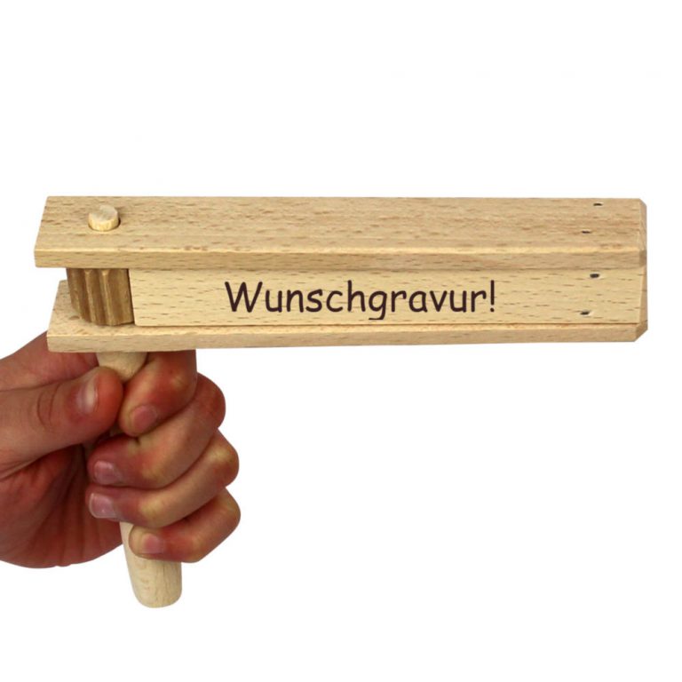 CATELL 2 Stück Holzratsche - Krachmacher Musikinstrument Für Kinder & Partys
