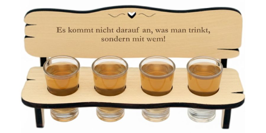 Schnapsbank zum Geburtstag