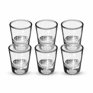 Schnapsgläser Set 6er - 4cl Shotgläser aus Glas - ideal für Schnapsrunden und Schnapslatte