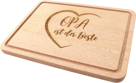 Schneidebrett-mit-Saftrille