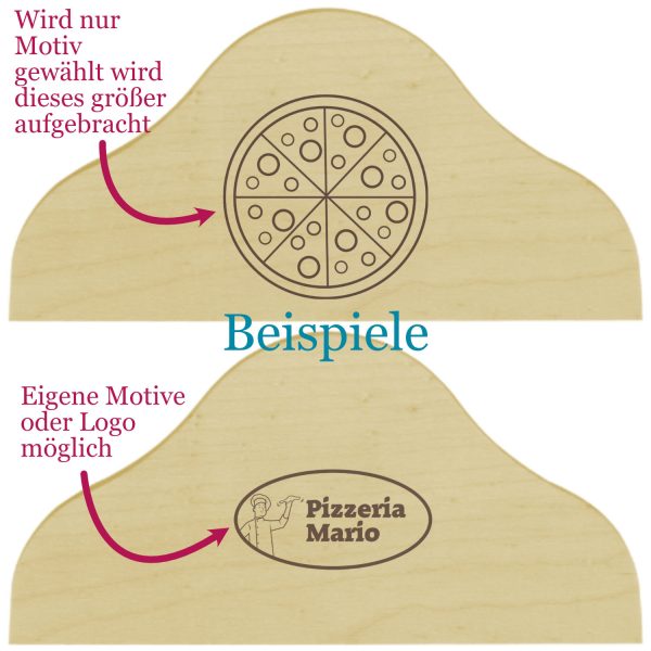 Serviettenhalter mit eigenem Logo