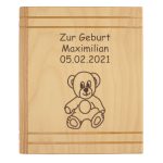 Spardose mit Teddy Motiv zur Geburt Spardose mit Teddy Motiv zur Geburt