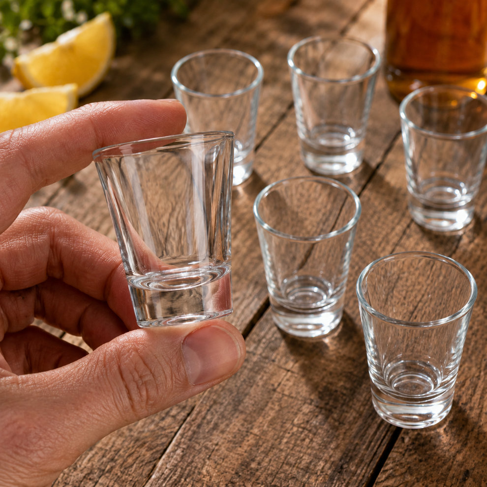 Shotgläser auch Stamperl genannt Schnapsgläser 4cl Stamperl