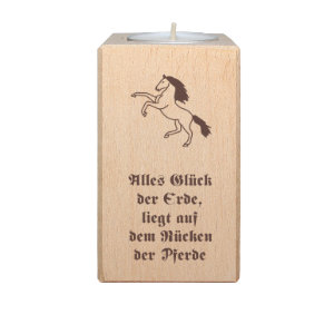 Teelichthalter als Geschenk für Reiter Teelichthalter als Geschenk für Reiter