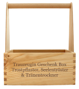 Trauzeugin Geschenk Box