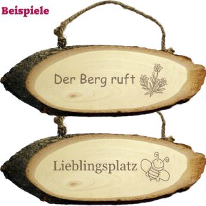 Wandschilder mit individueller Gravur