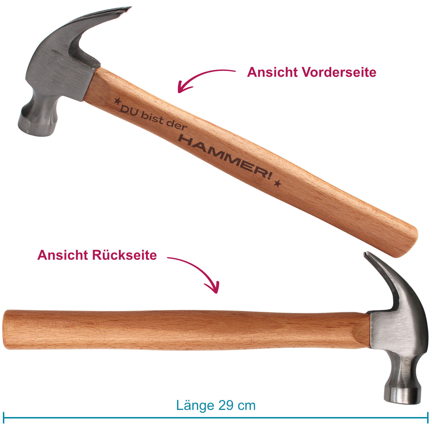 Zimmermannshammer für Freunde, Kollegen und Familie Zimmermannshammer