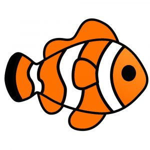 Ausmalbilder Fische für Kinder gratis herunterladen